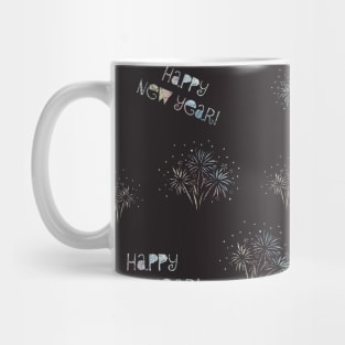 Happy New Year Fireworks Mug